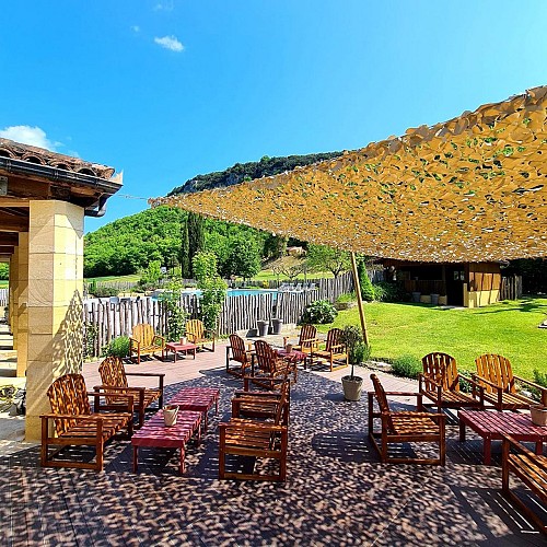 2 Dordogne Terrasse Camping Maisonneuve 4