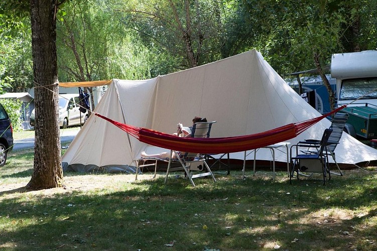 Camping la Pelonie_emplacement 1