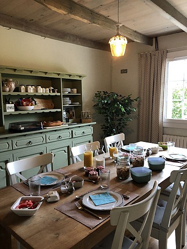 Maison La Viste - petit déjeuner