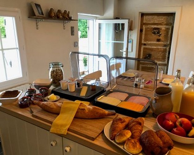 Maison La Viste - petit déjeuner