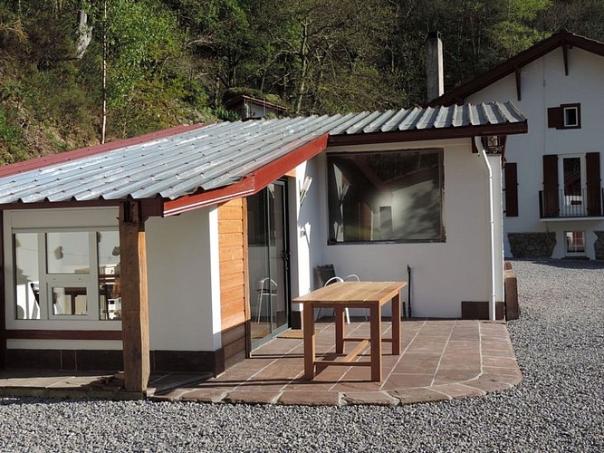 Terrasse-cuisine extérieure