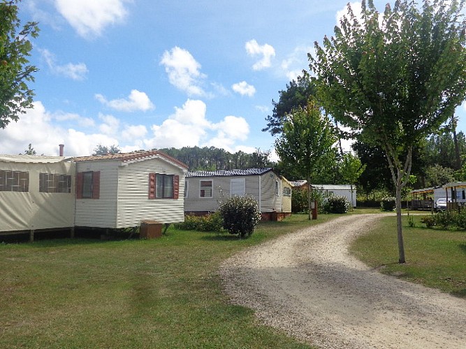 Mobil-homes Vue d'ensemble