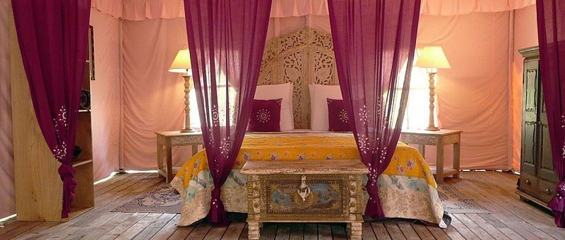 CASTETS - Palika Lodge - lodge rose chambre