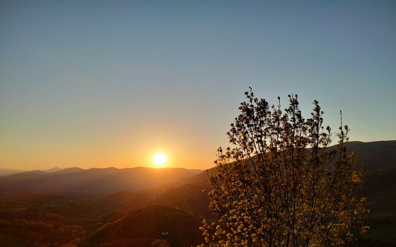 Coucher de soleil Baigorri