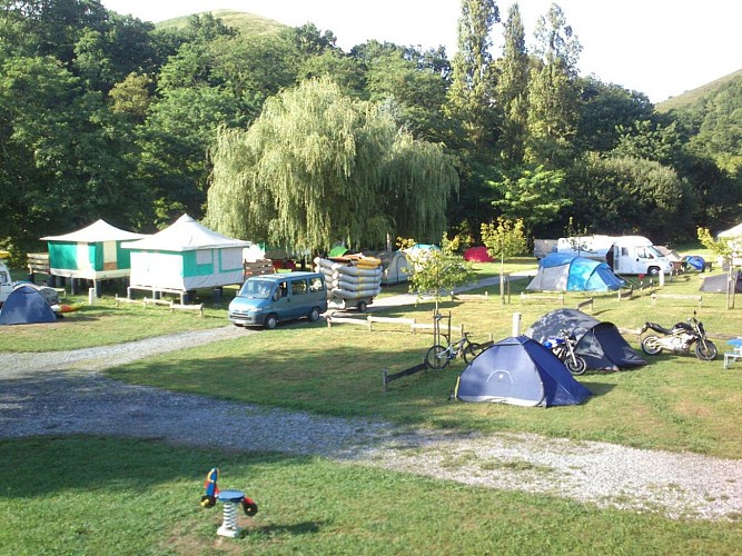 Camping Amestoya - vue - Bidarray