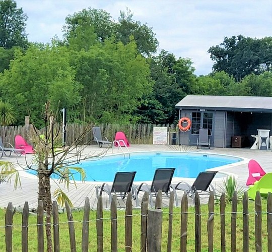 Espace piscine Camping Coté Lac