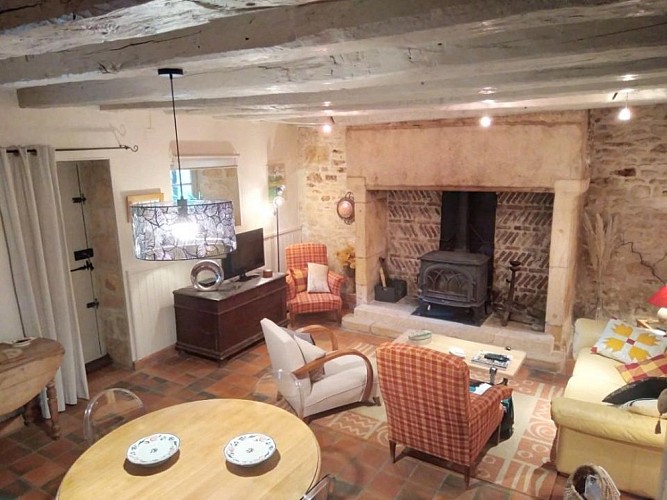 Maison Rouge avec piscine privée au nord de Sarlat