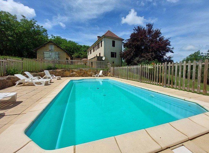 Le Grenouillet avec piscine privée proche Sarlat_1