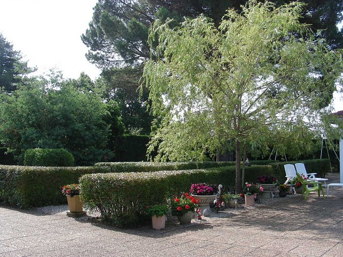 Location maison landes soustons Roth jardin