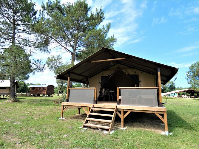 Lodge Masaï Mara Gîtes de France Landes à St Julien en Born