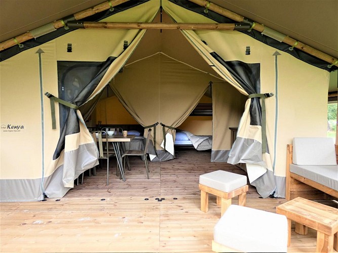 terrasse Lodge Masaï Mara Gîtes de France Landes