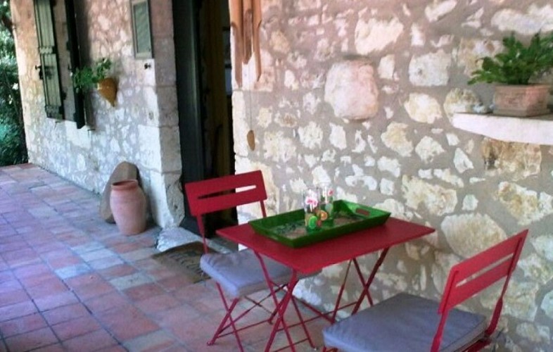 Gîte Maigre Chère - terrasse couverte