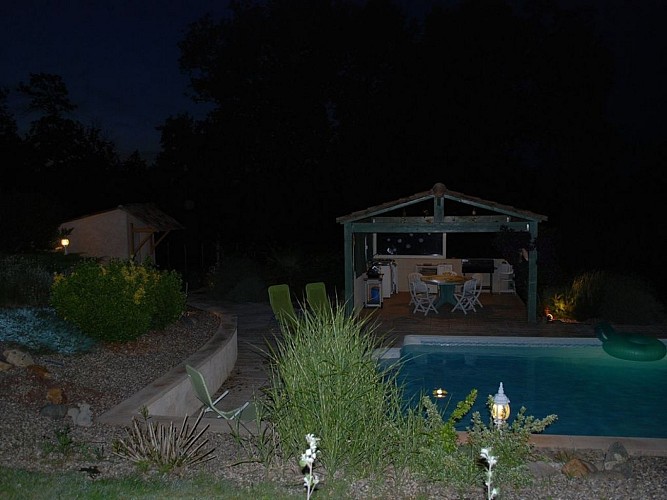 CoeurdeBastides_Cancon_Hébergements_Kempen-Gite Bois de Belot-piscine de nuit
