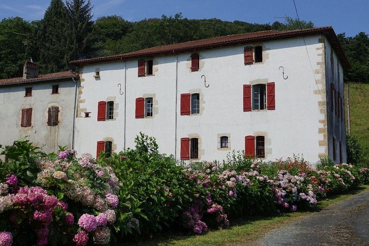 Ibarra-facade fleurie