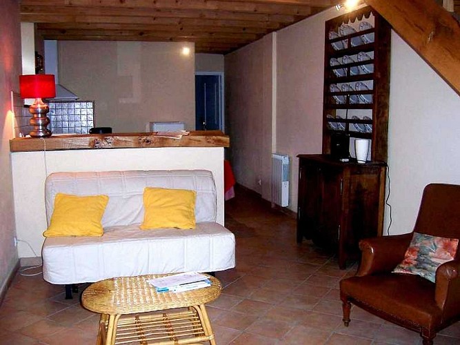 Location Arreguy San Miguel - 04 - Coin salon - St Etienne de Baïgorry