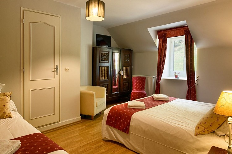 Chambre Coquelicot 3 personnes