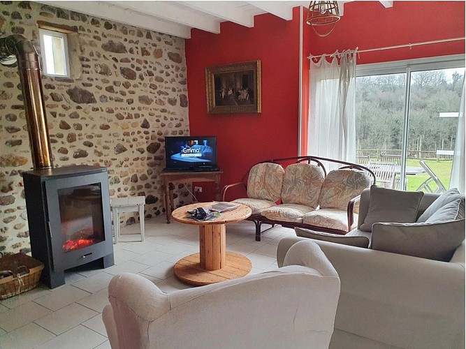 Gite Castagnet - Salon