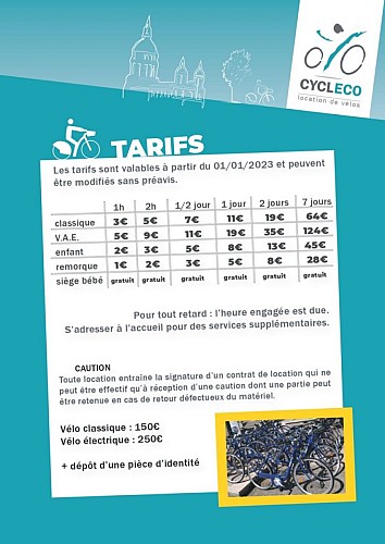 CYCLECO - LOCATIONS DE VELOS