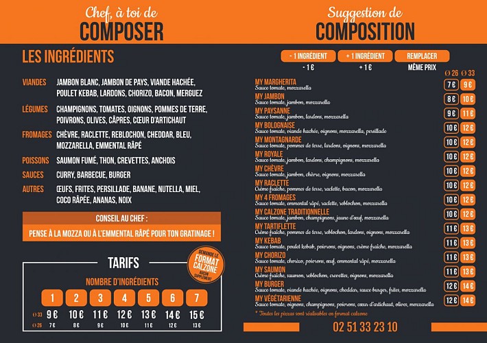 MY PIZZA, LE CHEF C'EST TOI!