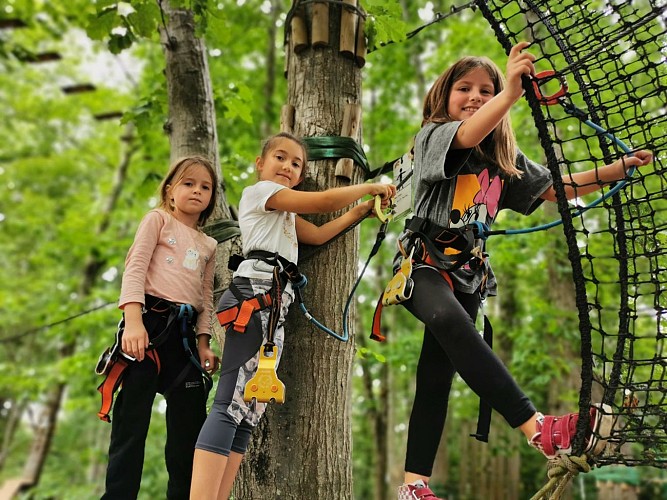 Aventure Parc - Bosdarros -Les parcours 