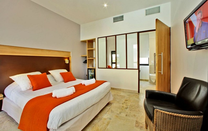 Chambre-double-Hotel-Compostelle-Sarlat