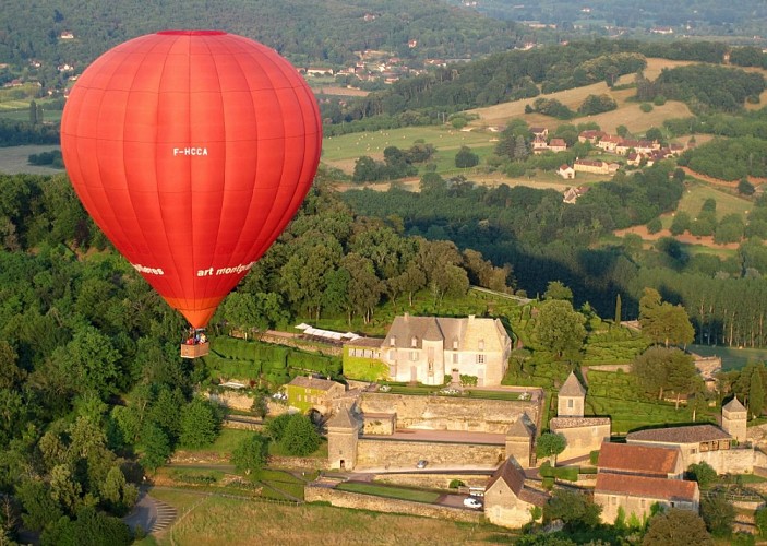 Montgolfière et Châteaux
