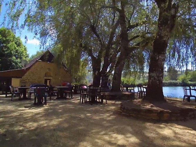 Camping Domaine du Lac terrasse