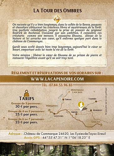 ESCAPE COMMARQUE - La Tour des Ombres