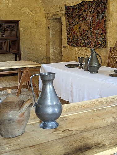 salle de banquet_château de Salignac (2)