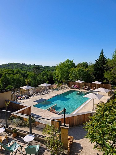 Camping Les Charmes - Piscine Haut