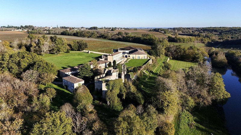 CHATEAU D'AIGUILHE - VUE AERIENNE