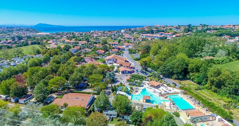 Vu aérienne du camping