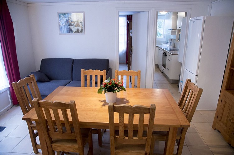 Pays Basque Hendaye Plage T3 appartement 4 à 5 personnes locations de vacances bord de mer Lidwine Goélands séjour 2 Hendaye Tourisme