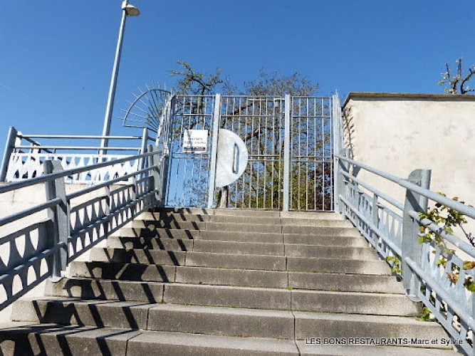 Accès au Chemin des canons