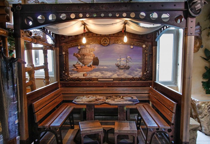 Salle et décors du Bounty de Sarreguemines