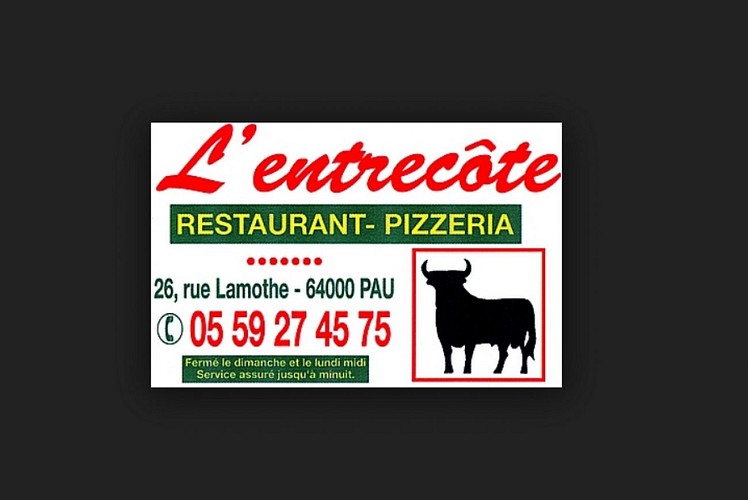 l'entrecôte - enseigne