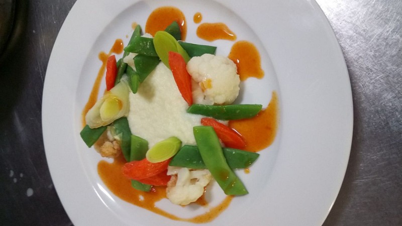 Restaurant L'Ardoise - Pau -  assiette végan