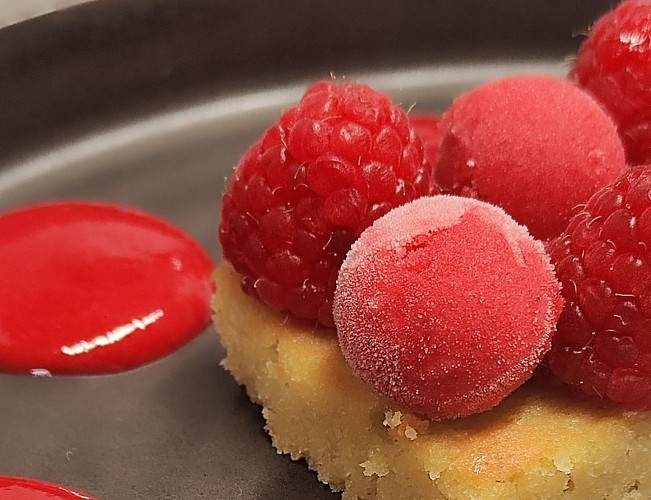 Restaurant L'Ardoise - Pau - dessert aux fruits rouges