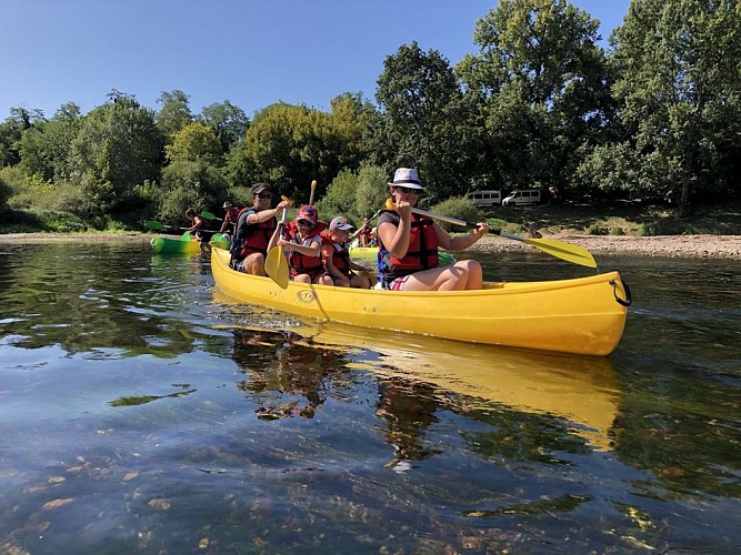 canoe famille lamonzie
