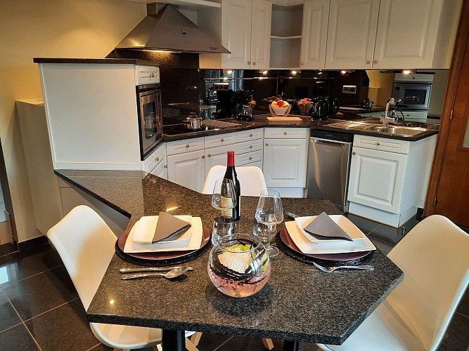 La petite Maison du Wéris cuisine