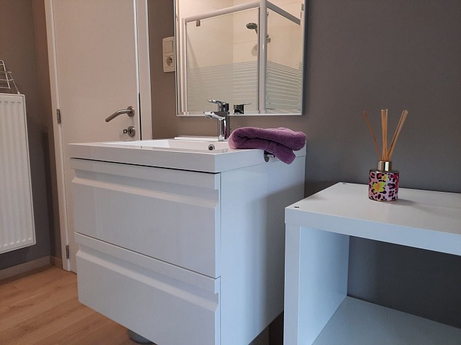 La petite Maison du Wéris salle de bain