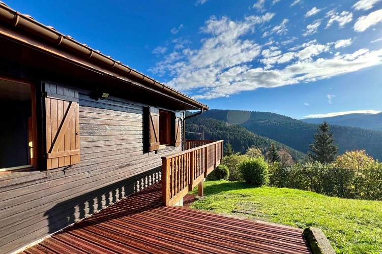 Chalet 6 persons - Le balcon du Brabant - Terrace with mountain views