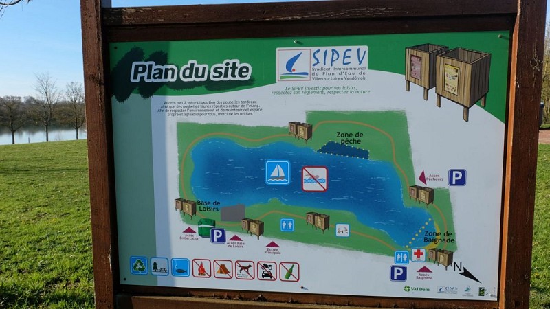 Plan d'eau de Villiers sur Loir