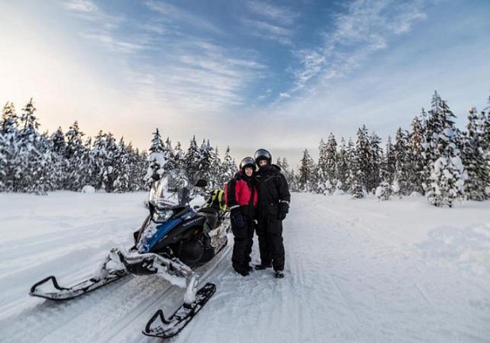 Balade en motoneige dans la forêt de Laponie (1h) - Au départ de Rovaniemi