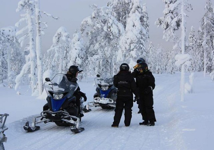 Balade en motoneige dans la forêt de Laponie (1h) - Au départ de Rovaniemi