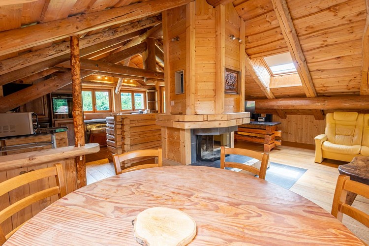 Chalet en rondins 6 personnes la Fuste du Sellier