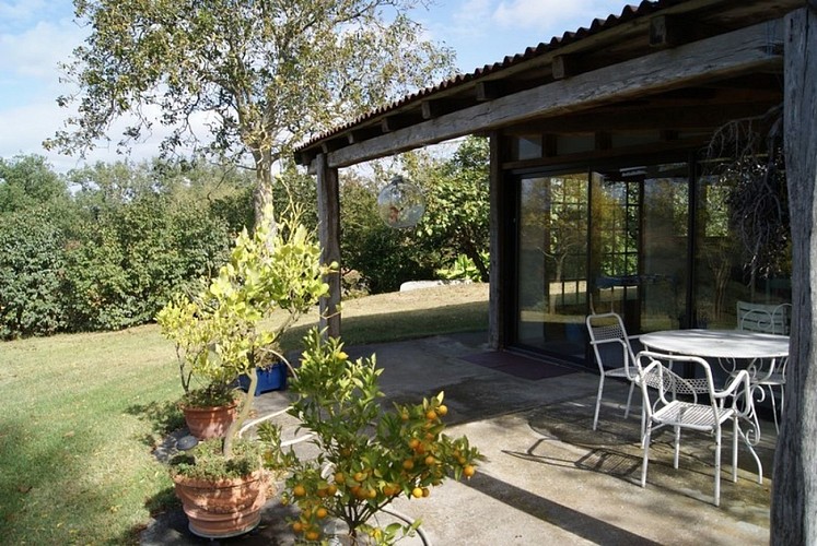 terrasse camping LA COMMUNION LATOUR