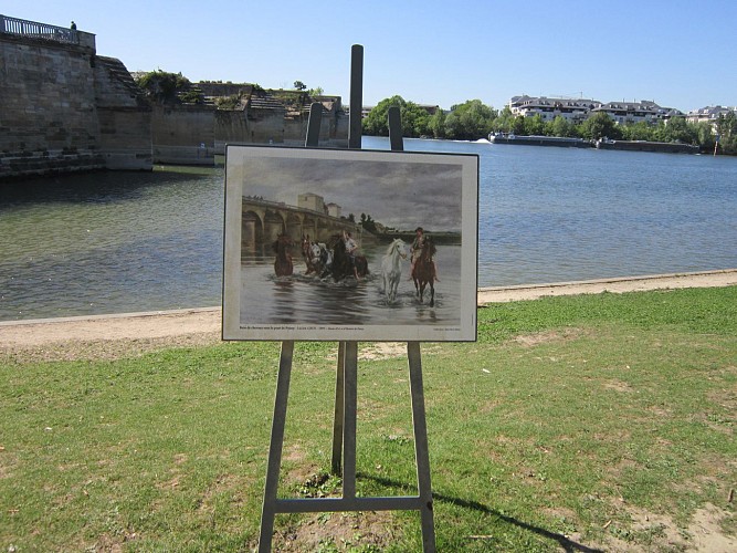 Poissy, reproduction de tableaux