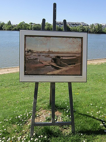 Poissy, reproduction de tableaux