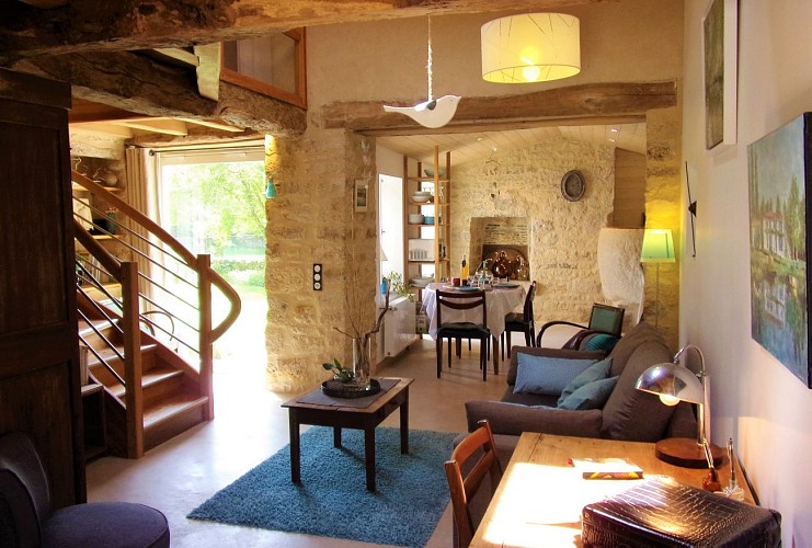 Gîte La Ponne, le séjour